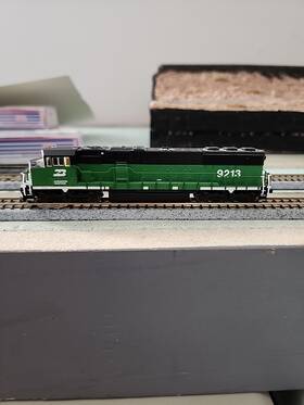 Sd-60m Atlas 49208 N-scale Burlington Northern #9213 With Dcc No Sound