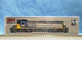 Sd-50 Atlas 49327 N Gauge Diesel Locomotive- Csx #8563