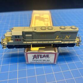 49419 Atlas N Scale Sd35 Louisville And Nashville 1213 Diesel Locomotive Tested