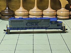 Sd-35 Atlas 49444 Dcc Ready N Csx Painted Unnumbered Part #