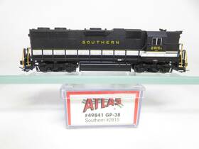Gp-38 Atlas 49841 N Scale Southern Emd High Hood Diesel Locomotive #2815
