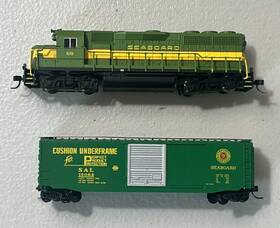 53936 Atlas N Scale Dcc Ready Emd Gp40 Diesel Locomotive Seaboard Coast Line #53936