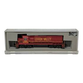 Gp-38 Atlas 53988 N Scale 313 Lehigh Valley Low Nose Diesel Locomotive #53988