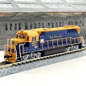 53990 Atlas N Scale New England Central Gp38 Low Nose Diesel Locomotive 3848 Dc