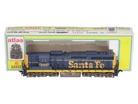 Sd24 Atlas 7001 Ho Santa Fe Diesel Locomotive # 979-dc Ex/box