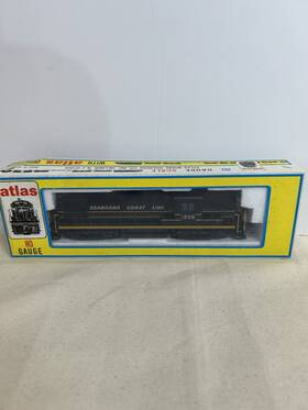 Rs-11 Atlas 8187 Kato Drive Ho Powered Seaboard Coast Line 1208 Diesel Loco #8187
