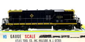 1233 Atlas 8218 Ho Gp-7 Erie # Customized From Western Maryland 1233 Atlas 8218 Ho Gp-7 Erie # Customized From Western Maryland