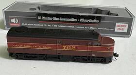 40004528 Atlas 843069143673 N Scale Gulf Mobile And Ohio #702 Dc