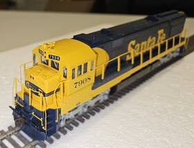 U28cg Atlas 843069173748 Santa Fe Ge #7908 Ho Gold With Esu Loksound Dcc And Sound Decoder Atsf