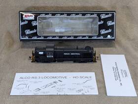 10001300 Atlas 843375049270 Classic Silver Ho Scale Penn Central Rs-3 Locomotive 5233