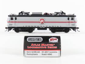 10001665 Atlas 843375071561 Ho Scale Master Silver Prr Emd Aem-7 Electric #4945 - Dcc Ready