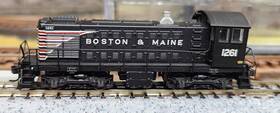 1261 Atlas 843375080181 Used N Scale Master Gold Alco S2 Boston And Maine #1261 Loksound Dc/dcc B&m