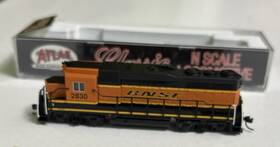 40002436 Atlas 843375086732 N Scale - Bnsf Railroad Gp-30 #2830 Dc