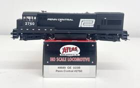 2760 Atlas 8689 Ho Penn Central Ge U23b Diesel Locomotive #2760 Dc Ln