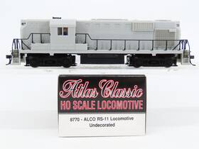 Rs11 Atlas 8770 Ho Scale Classic Undecorated High Hood Diesel Locomotive