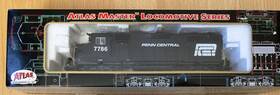 Gp-38 Atlas 8977 Master #8977 Ho Scale Emd Locomotive Penn Central #7786 With Dcc