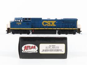 8-40cw Atlas 9644 Ho Scale Master Csx Inch Yn3 Ge Dash Diesel #7318 With Dcc And Sound