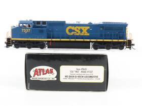 8-40cw Atlas 9645 Ho Scale Master Csx Inch Yn3 Ge Dash Diesel #7337 With Dcc And Sound