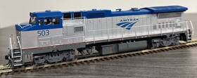 8-32bhw Atlas 9848 Ho #9848 Dash Diesel Locomotive Amtrak #503 With Dcc And Quantum Sound