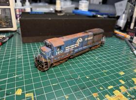 Athg8517 Atlas Gold Conrail B23-7 Dcc Sound #2810 Weathered