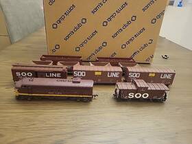 8328 Atlas By Roco Ho Soo Line Fp-7 Aa Set 504a 505a Powered