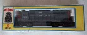 Atlas T232 Ho Cotton Belt Gp-40 Diesel Locomotive Nice Untested 7037 Boxed Sp