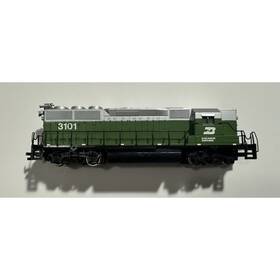 0160-041061203 Bachmann Ho Burlington Northern Emd Gp 50 . Rd# 3101 With 3 Cars