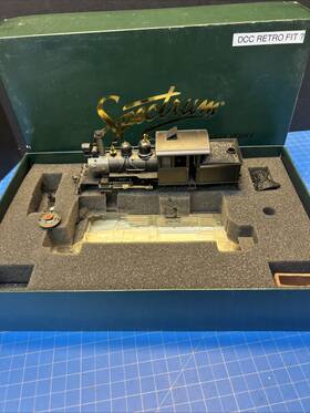 On30 Bachmann 022899254944 2-4-4 Forney Dcc Locomotive Inside Frame Unlettered In Box Tested