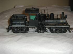 On30 Bachmann 022899256573 T-boiler 2-truck Shay Steam Locomotive Train 25657 / Spectrum Mt