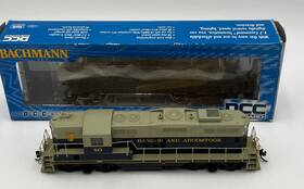 Bachmann 022899628127 Ho Scale Gp9 Diesel Locomotive Dcc On Board Bangor And Aroostook #80