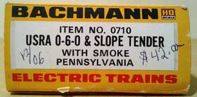 3233 Bachmann 0710 Ho Scale Usra 0-6-0 Pennsylvania Railroad Prr #3233