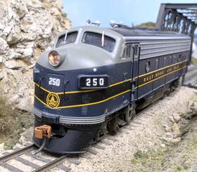 11212 Bachmann Plus Ho B&o/baltimore And Ohio F7a Diesel Locomotive #250 Dc Runs Great