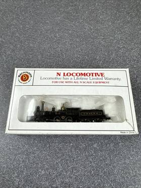 11752 Bachmann N Scale 4-4-0 Old Timer/chicago Burlington And Quincy #170/bachman #11752 Steam
