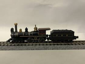 11753 Bachmann N Scale Pennsylvania Prr 4-4-0 Steam Locomotive No.566