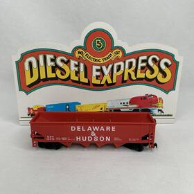 12312 Bachmann Diesel Express Well Car D&h Electrical Ho Santa Fe Untested