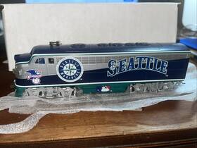 14-07898-001 Bachmann Hawthorne Village Mlb Seattle Mariners Diesel Locomotive No/coa #14-07898-001