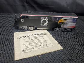 14-0835-001 Bachmann Hawthorne Village Pow-mia Tribute Express Locomotive Ho Scale Train Car
