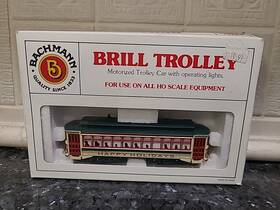 61040 Bachmann 372455226528 Lighted Brill Christmas Trolley Ho Gauge