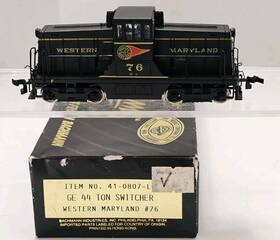 41-0807-l Bachmann Spectrum Ho 44 Ton Diesel Switcher Western Maryland - Dc Ex Runs Nice
