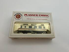 41-625-05 Bachmann Ho Scale Amtrak Plasser Em80c In Original Box