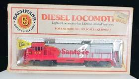 41064002 Bachmann Ho Scale Santa Fe 350 Diesel Locomotive U36b Tested Runs #41064002