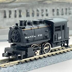 51-526-02 Bachmann N Scale Santa Fe Docksider 0-4-0 Steam Switcher Locomotive Standard Dc