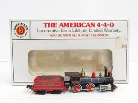 51051 Bachmann Vtg American 4-4-0 Union Pacific N-scale Locomotive And Tender Untested