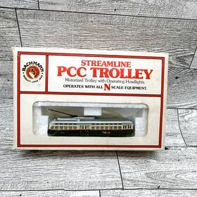 510629e4 Bachmann Ptc Streamline Pcc Motorized Trolley 2773 With Headlights Ftnft Scale