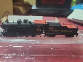 51355 Bachmann N Baldwin 2-8-0 Consolidation Western Maryland #751 Dcc Sound