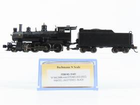 51451 Bachmann N Scale Unlettered Baldwin 4-6-0 Steam Locomotive With Dcc