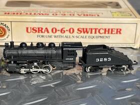 51-505-02 Bachmann 5150502 N Scale Locomotive Usra 0-6-0 Switcher Sante Fe 3283 Item# Sf