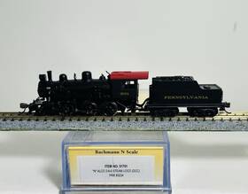 51751 Bachmann N Scale #51751 Alco 2-6-0 Pennsylvania Railroad Steam Locomotive W Dcc