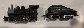 51-547-02 Bachmann 54764 N Scale Santa Fe Shifter Steam Locomotive And Tender #116 With Box