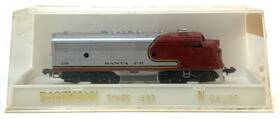 1098 Bachmann 6015/1098 N Scale Emd F9 Diesel Santa Fe #215 Untested